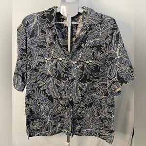 Hibiscus Collection Hawaii floral‎ Hawaiian shirt size XL